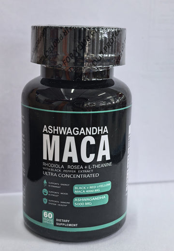 Ashwagandha & Maca Capsules | RECHARGE Ritual Energy, Drive & Endurance