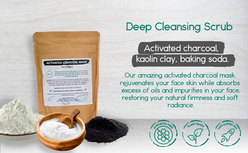2-pack Activated Charcoal Facial Mask